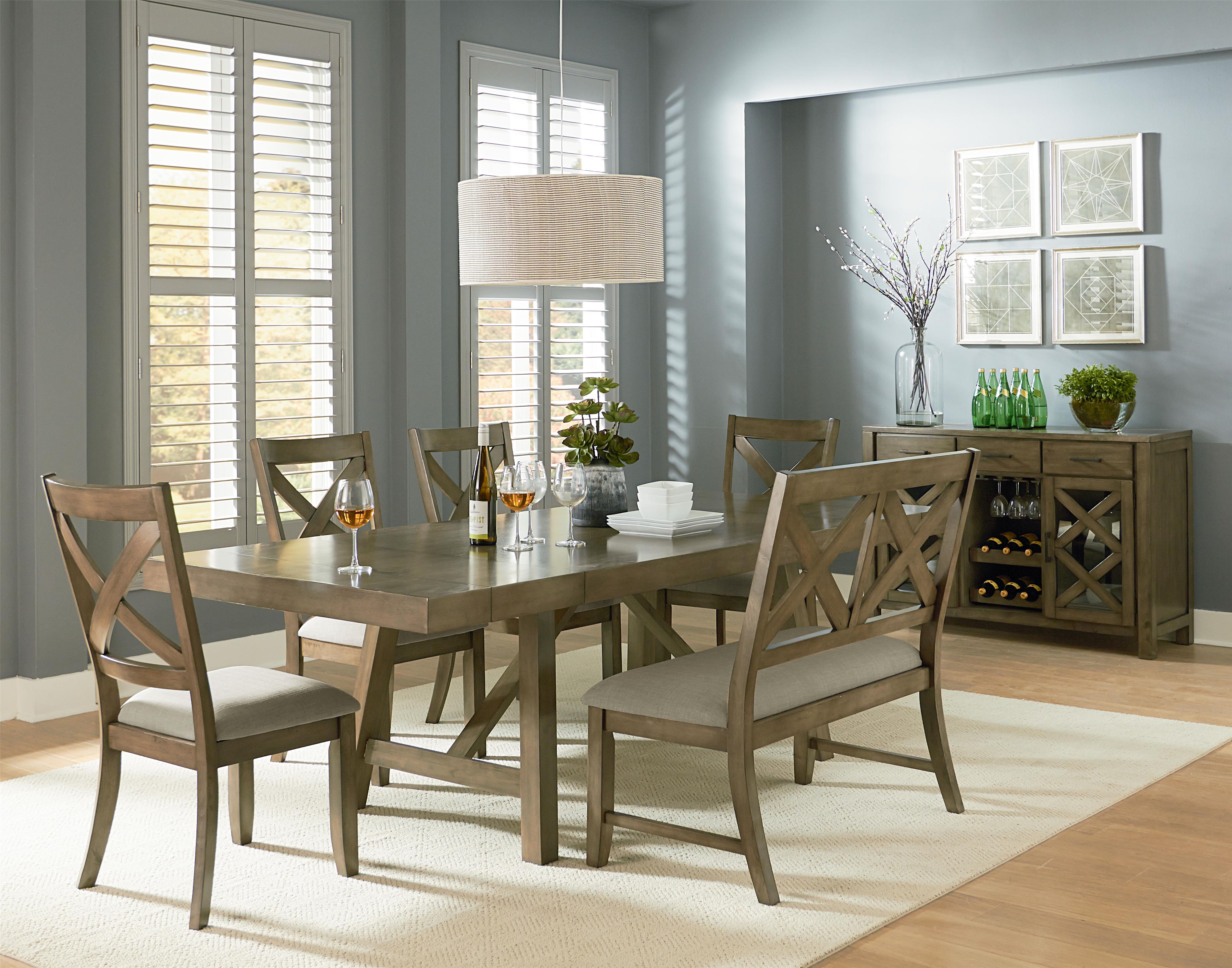 Standard Furniture Omaha Grey Casual Dining Room Group Dunk & Bright